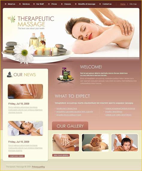 Spa Website Template