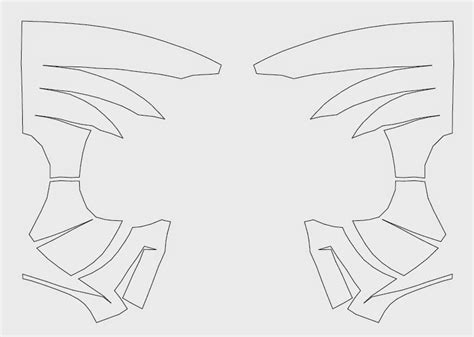 Spider Man Face Shell Template