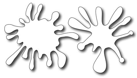 Splatter Paint Template