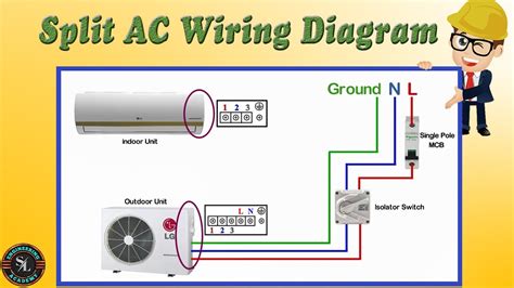 Split Air Conditioner Wiring Diagram