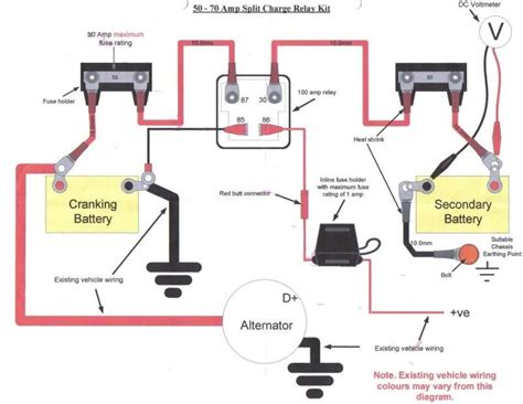 Split Charge Relay Wiring Diagram