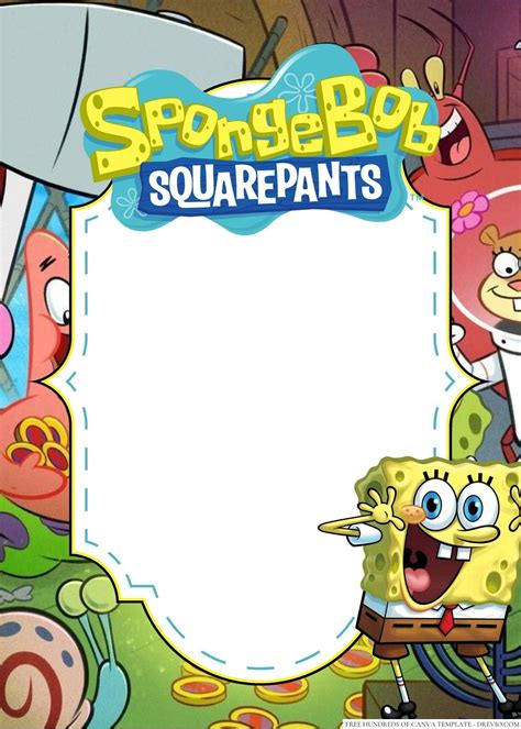 Spongebob Squarepants Invitation Templates