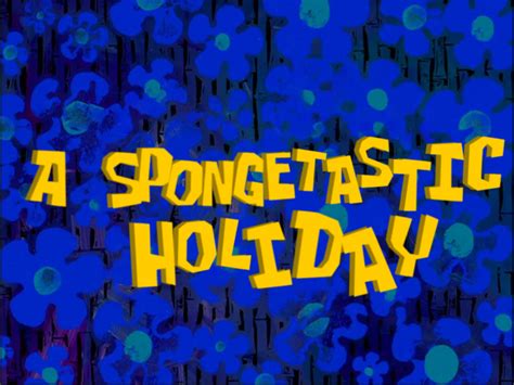 Spongebob Title Card Template