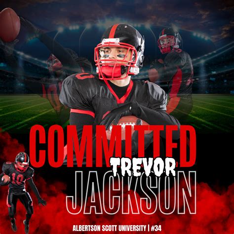 Sports Commitment Template