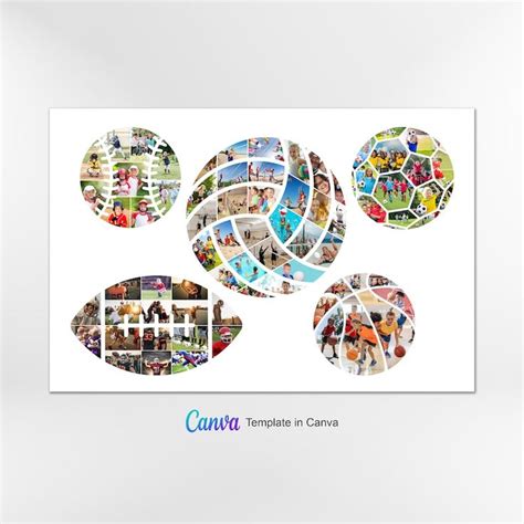 Sports Photo Collage Template