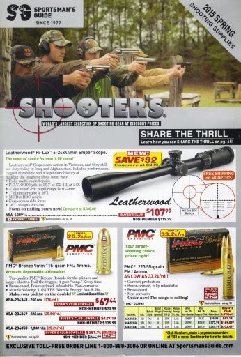 Sportsmans Guide Shooters Catalog