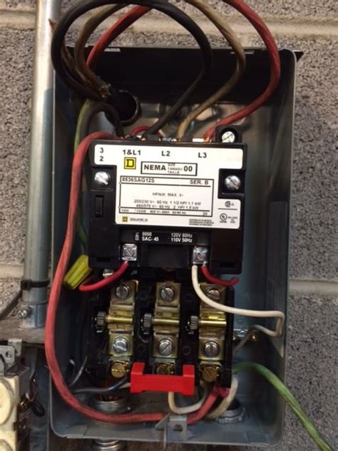 Square D 3 Phase Motor Starter Wiring Diagram