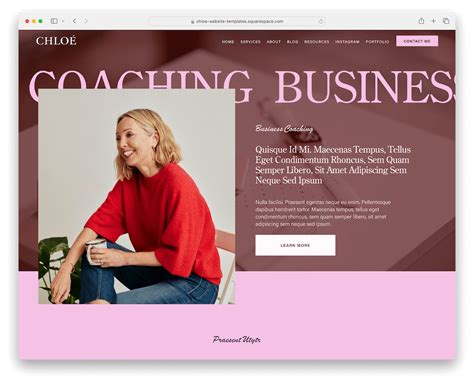 Squarespace Coaching Templates
