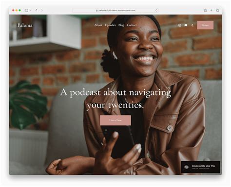 Squarespace Template For Podcast