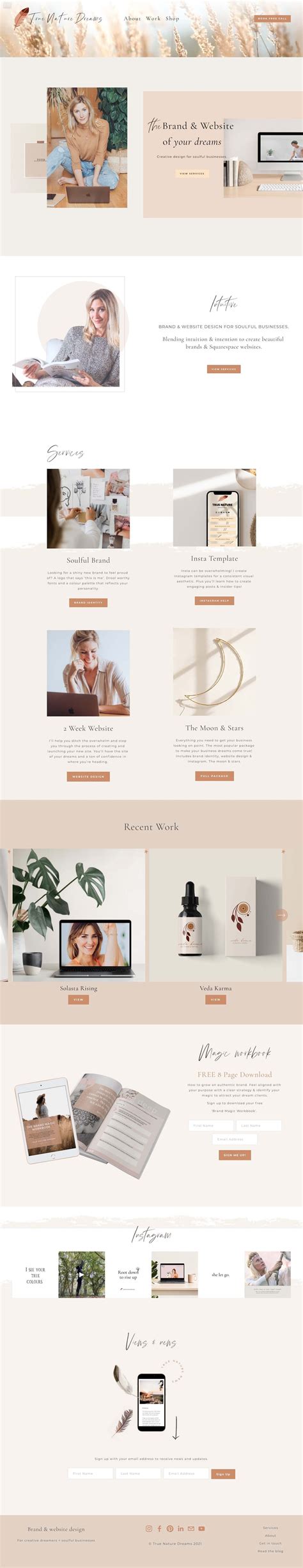 Squarespace Website Template