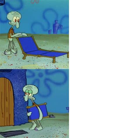 Squidward Meme Template