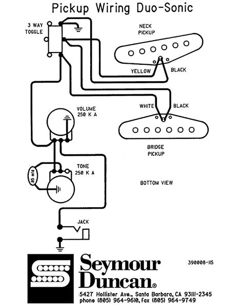 Squier Duo Sonic Wiring Diagram