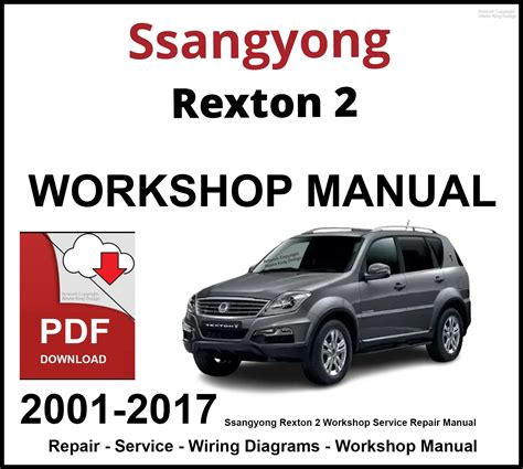 Ssangyong 2001 2010 Rexton I Ii Workshop Repair Service Manual 10102 Quality 1 4gb Pdf