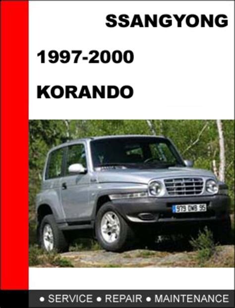 Ssangyong Korando 1997 2000 Service Repair Manual