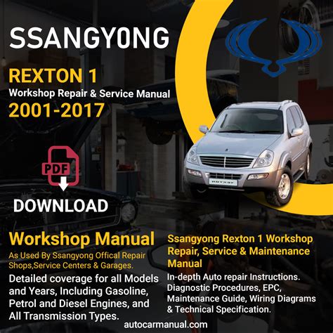 Ssangyong Rexton Service Repair Manual