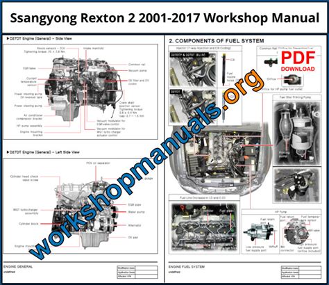Ssangyong Rexton Xdi Workshop Service Repair Manual