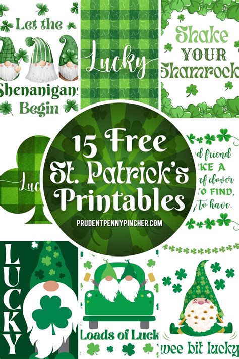 St Patrick's Printables