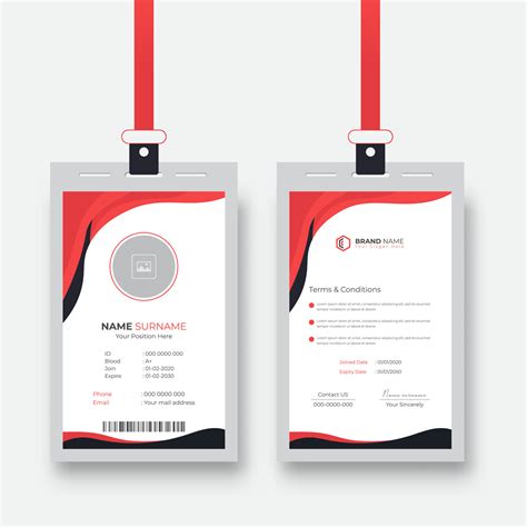 Staff Id Badge Template