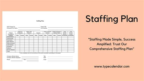 Staffing Strategy Template