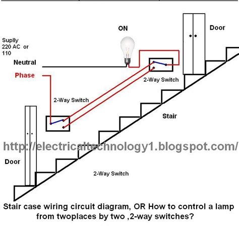 Staircase Wiring Circuit Diagram 3 Way Switch