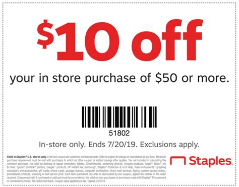 Staples Coupon Code $15 Off $60 Printable