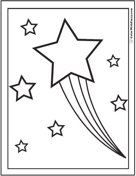 Star Coloring Printable