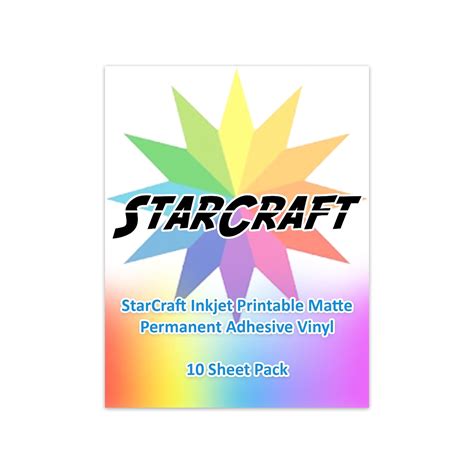 Starcraft Matte Inkjet Printable Vinyl