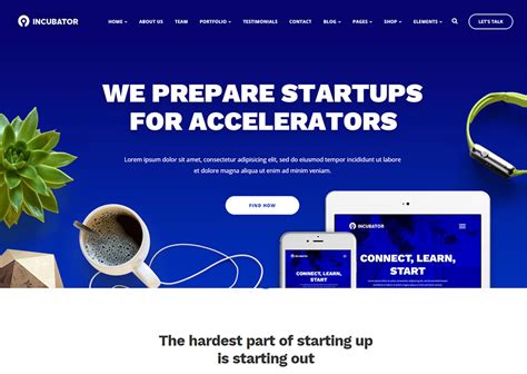 Startup Template Website