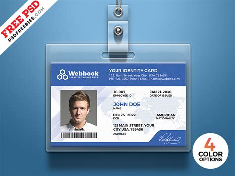 State Id Psd Templates Free Download