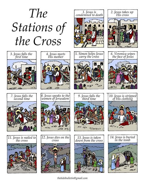 Station Of The Cross Printable