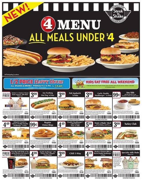 Steak N Shake Printable Coupons