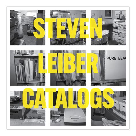 Steven Leiber Catalogs Inventory Press Rite Editions