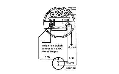 Stewart Warner Temp Gauge Wiring Diagram