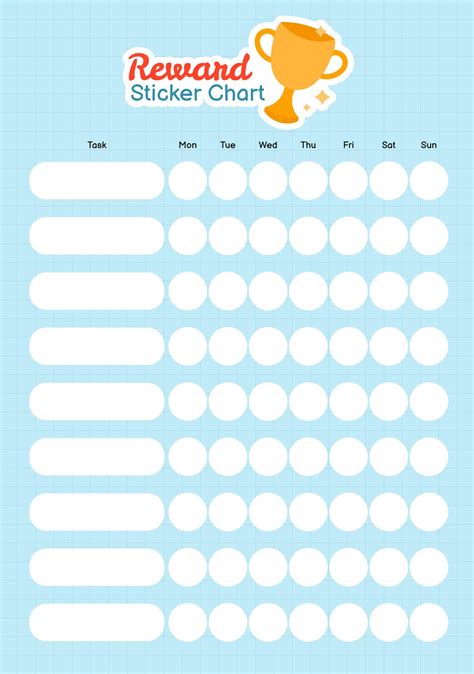 Sticker Reward Chart Printable