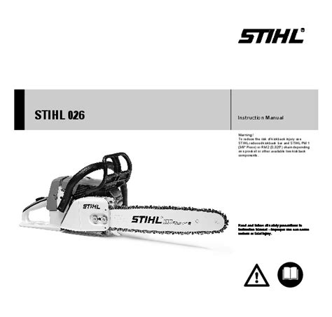 Stihl 026 Pdf Power Tool Service Manual Download