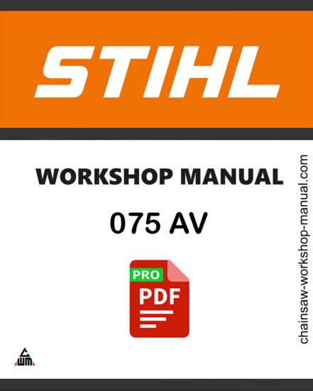 Stihl 075 Av Electronic Pdf Service Manual Download