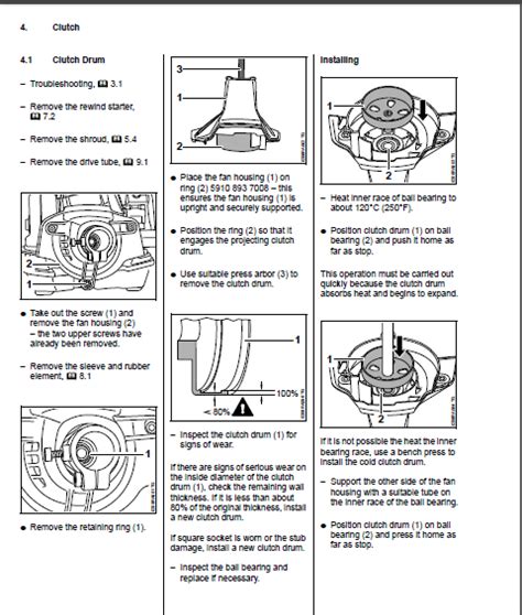 Stihl 4149 Powerhead Service Manual Fs94 Sp92 Sp92t