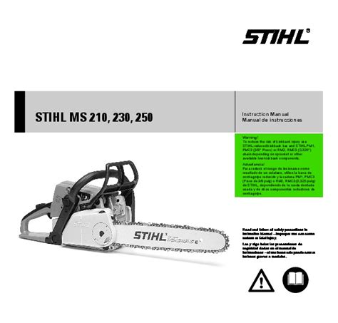 Stihl Ms 210 Ms 230 Ms 250 Workshop Service Repair Manual