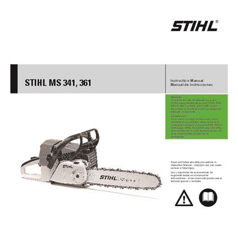 Stihl Ms 341 Pdf Power Tool Service Manual Download