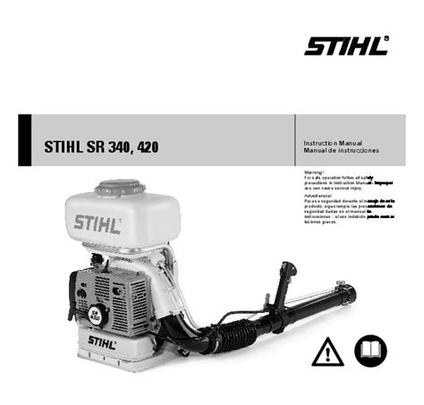 Stihl Sr 420 Power Tool Service Manual