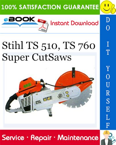 Stihl Ts 510 Ts 760 Super Cutsaws Service Repair Workshop Manual Download