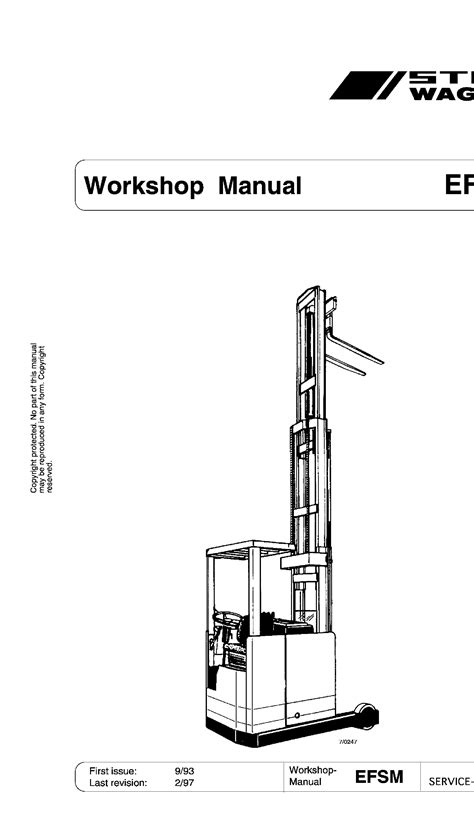 Still Wagner Efsm Forklift Service Repair Workshop Manual Download