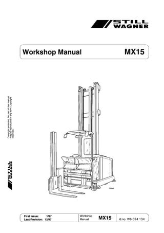 Still Wagner Mx15 4 Forklift Service Repair Workshop Manual Download