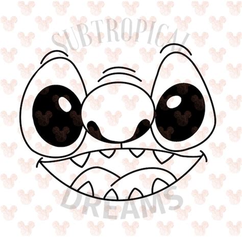 Stitch Face Template