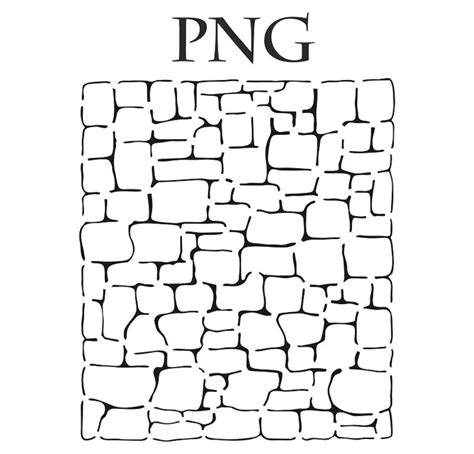 Stone Wall Template