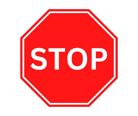 Stop Sign Printable