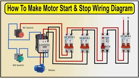 Stop Start Control Wiring Diagram