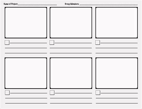 Storyboard Comic Template