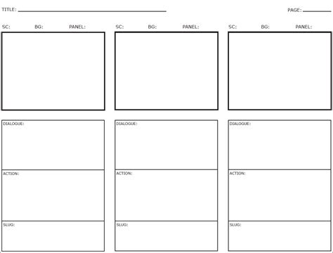 Storyboard Template For Video