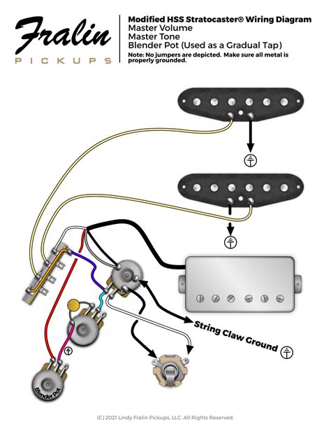 Strat Guitar Wiring Diagram